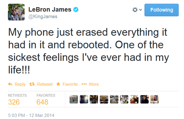 tweet lebron